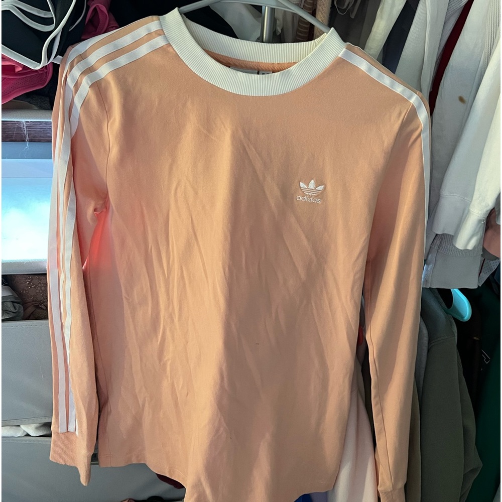 Light pink adidas long sleeve